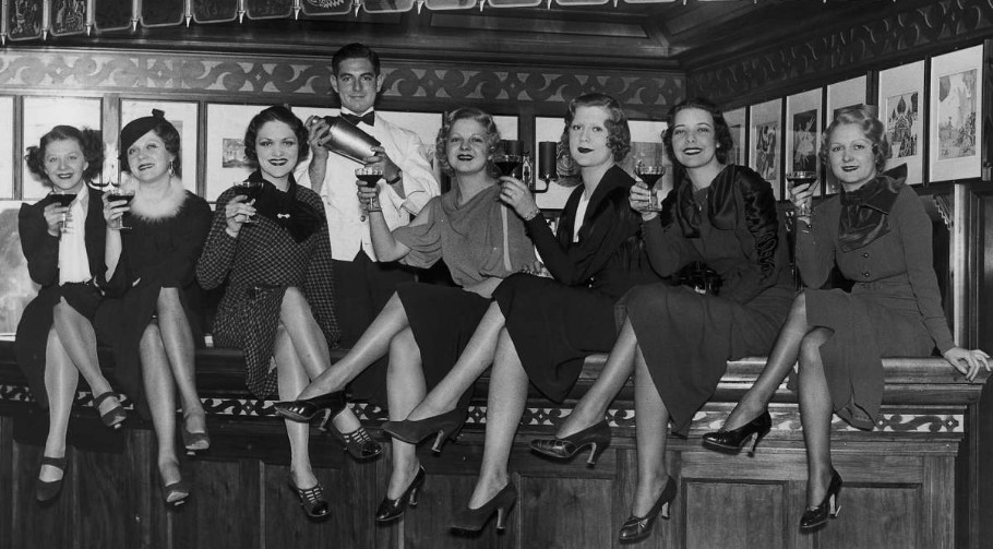 Lady al Bar anni 30